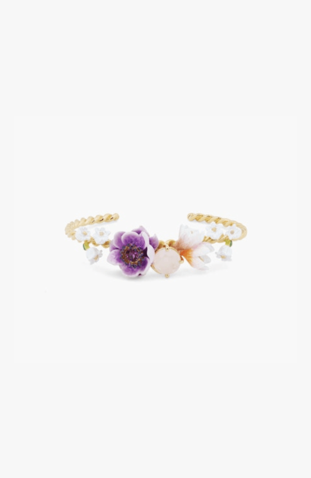 Violet Anemones Adjustable Bracelet