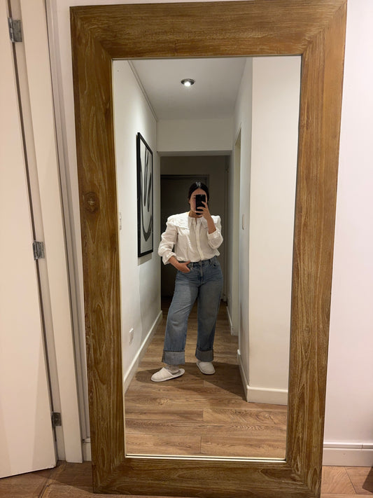 Espejo XL marco de madera Basement Home (Únicamente Recojo en San Isidro)